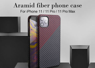 Funda protectora anti del iPhone 11 de la fibra de Aramid de la huella dactilar